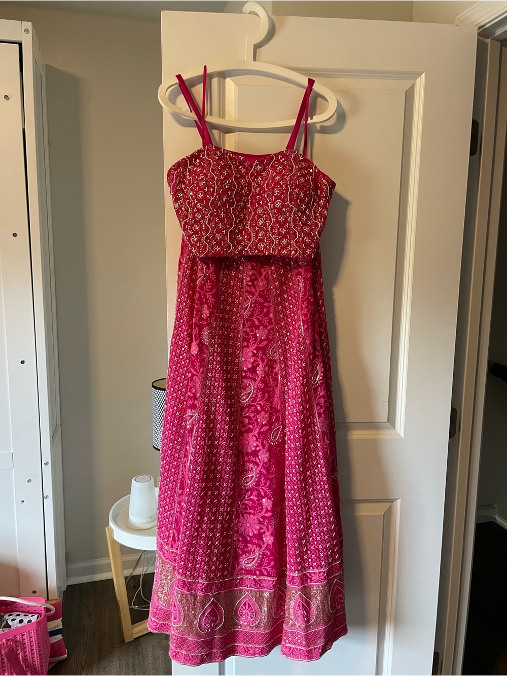 Brand New- Never Worn Pink Sani Lehenga